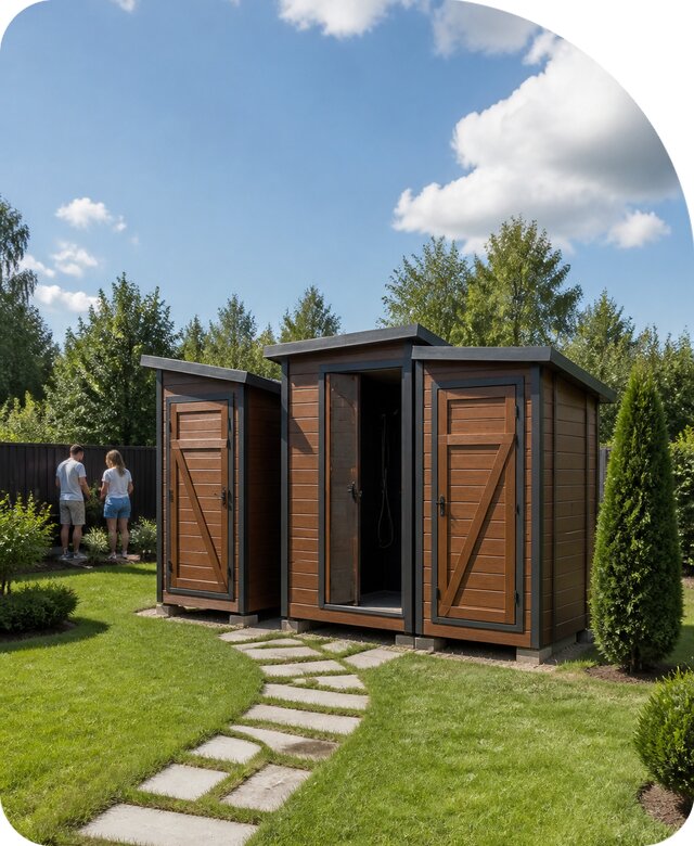 Душ туалет хозблок под ключ в Усолье-Сибирском по цене 67080 р. | РадиДОМА-Сль